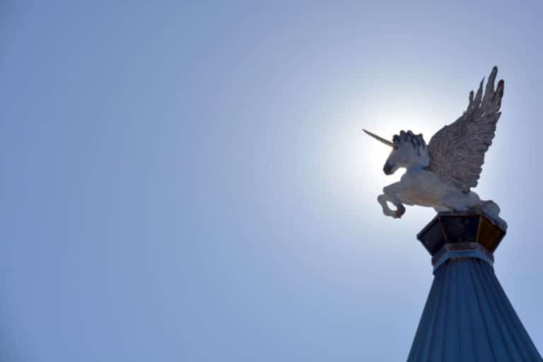 Grapevine unveils bronze unicorn statue, arts effort