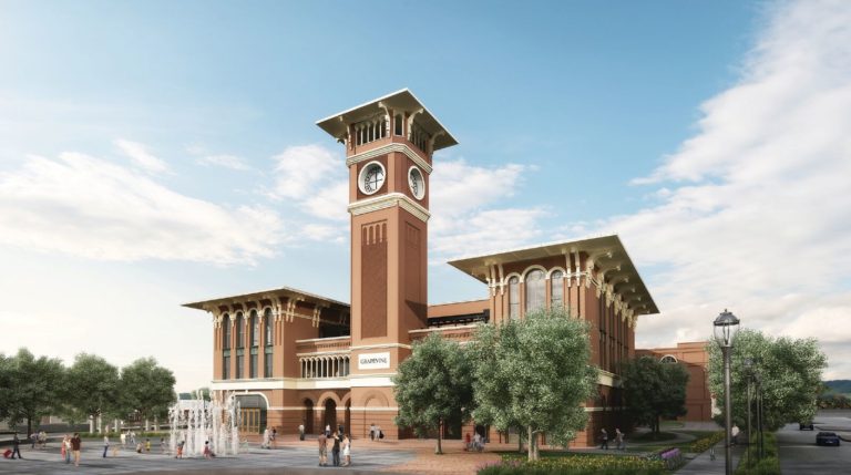 New rail station in downtown Grapevine breaks ground