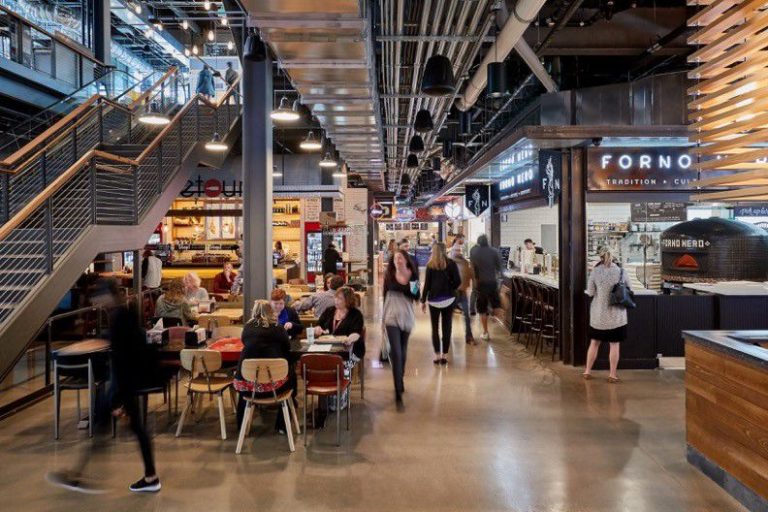 What North Texas Food Hall got named to top 10 by USA Today?