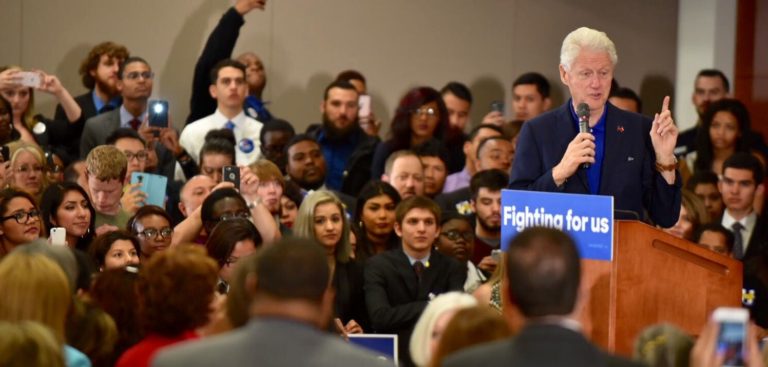Bill Clinton visits Fort Worth ahead of Tuesday primary
