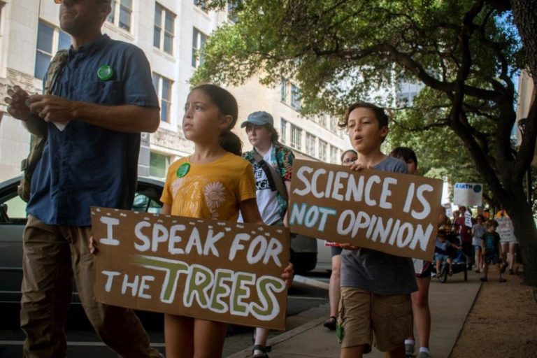 Local protesters join Global Climate Strike