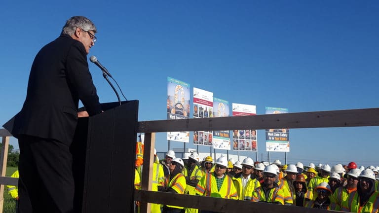 Parade for work zone safety