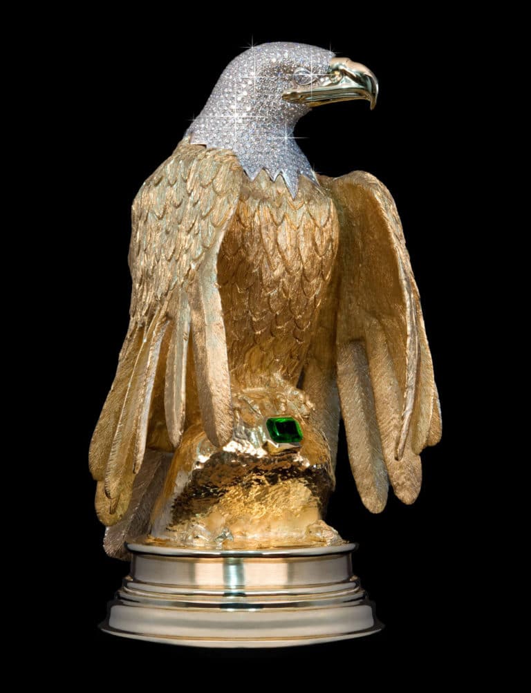 A solid gold eagle was ‘treasure’ for cancer fundraisers. Then it was stolen.