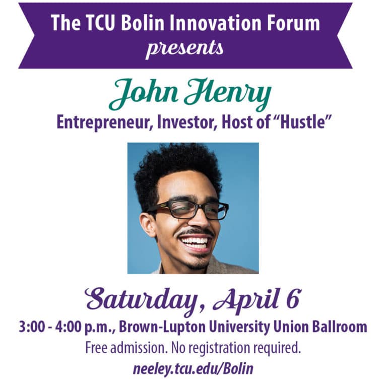 Young entrepreneur, host of Viceland’s ‘Hustle’ to speak at TCU Saturday