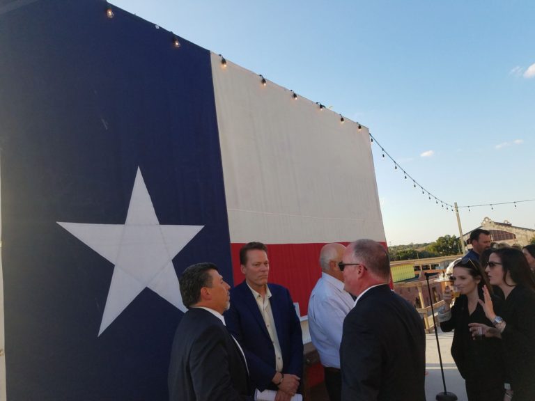 Stockyards hotel holds ‘topping off’ ceremony