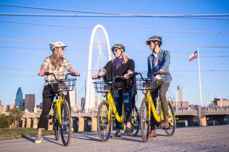Bikes everywhere! Dockless bikes up access, sometimes chaos