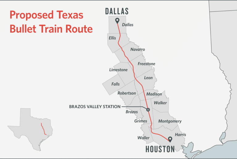 More than eight years in, Texas high-speed rail company still lacks permits to build Dallas-to-Houston route