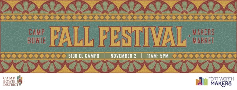 Camp Bowie Fall Festival and Makers Market set for November