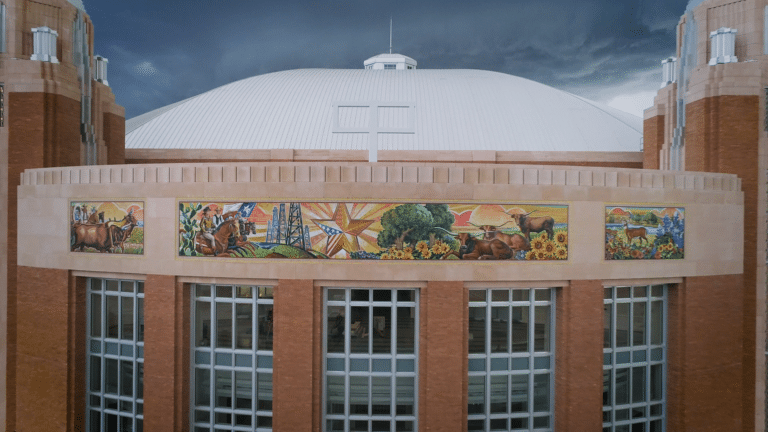 Dickies Arena unveils art:  Murals, bas-relief bronzes links new venue with historic Will Rogers Memorial Coliseum
