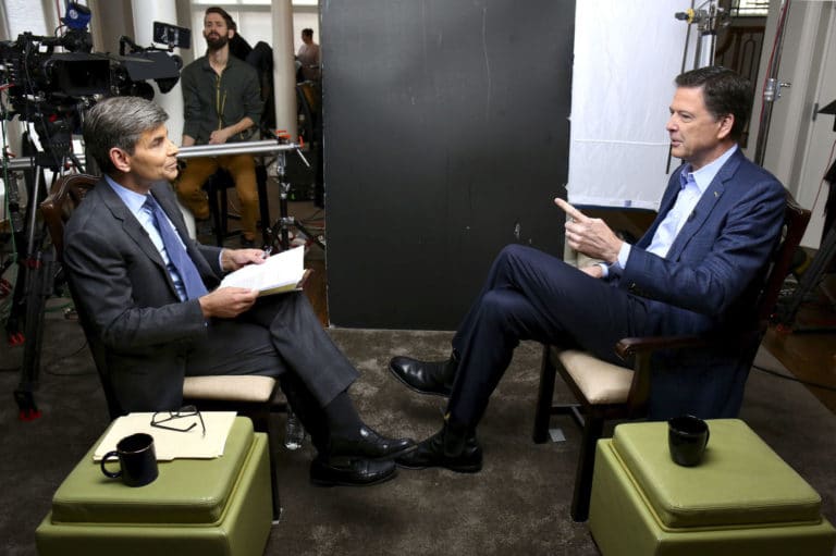 Comey: “Possible” that Russians have leverage over Trump