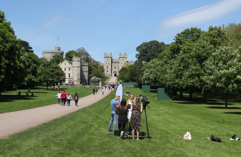 Wedding of prince and actress brings outsized media interest