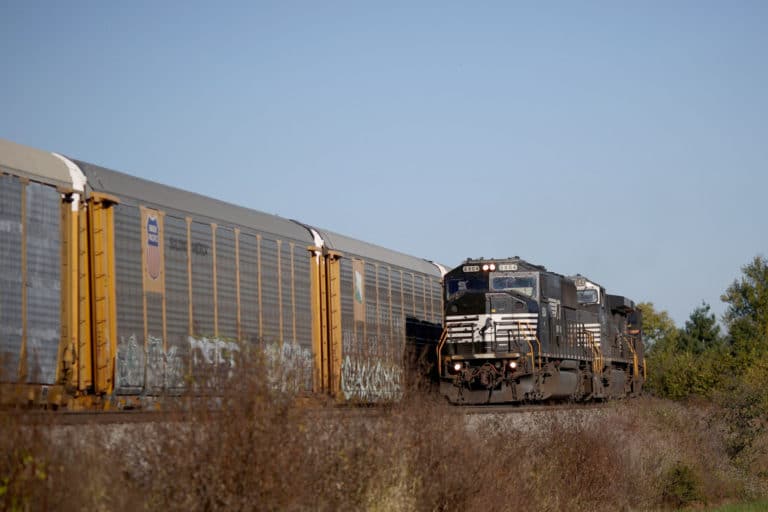 Freight rail traffic declined 2.5 percent last year