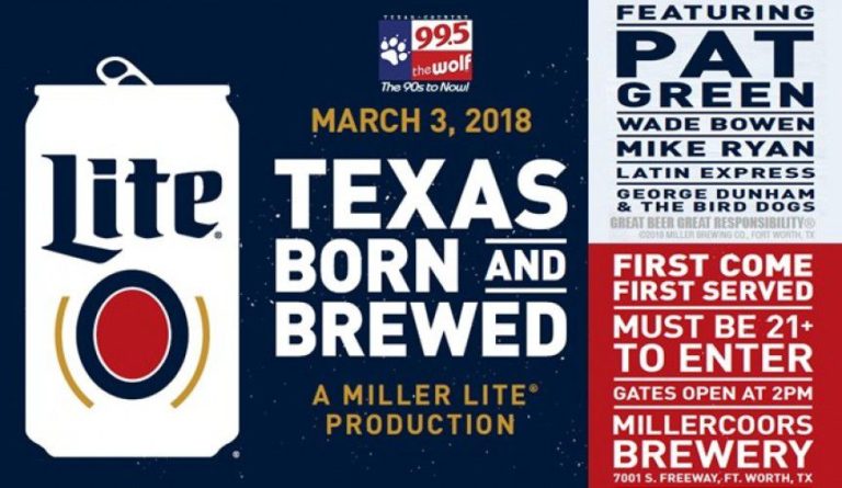 99.5 The Wolf and Miller Lite Celebrate Texas Independence Day