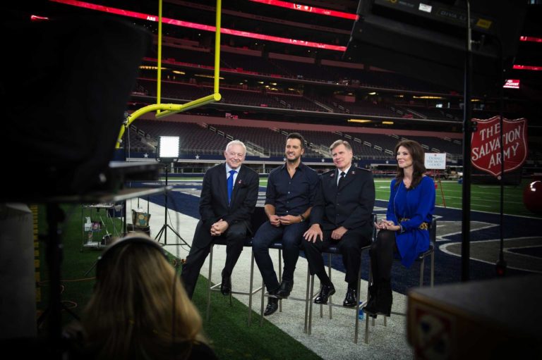 Hey, at least the Cowboys and Luke Bryan kicked off the Red Kettle campaign successfully