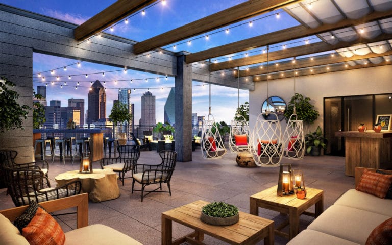 Crescent tops out West End building, reveals new renderings