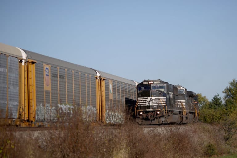 Railroad investors see plunging second-quarter profit at bottom