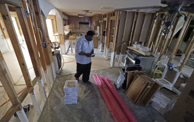 On Thanksgiving, family hurt by Harvey counts its blessings