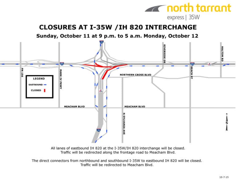 Weekend highway headaches await Fort Worth motorists