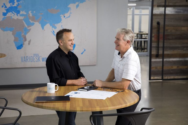 Area co-founders of VARIDESK receive entrepreneur award