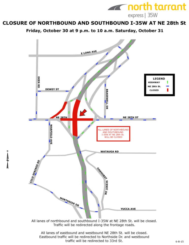 I-35W closures continue into weekend