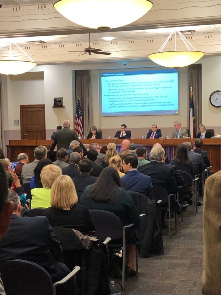 Transportation Commission approves North Tarrant Express project; Price testifies