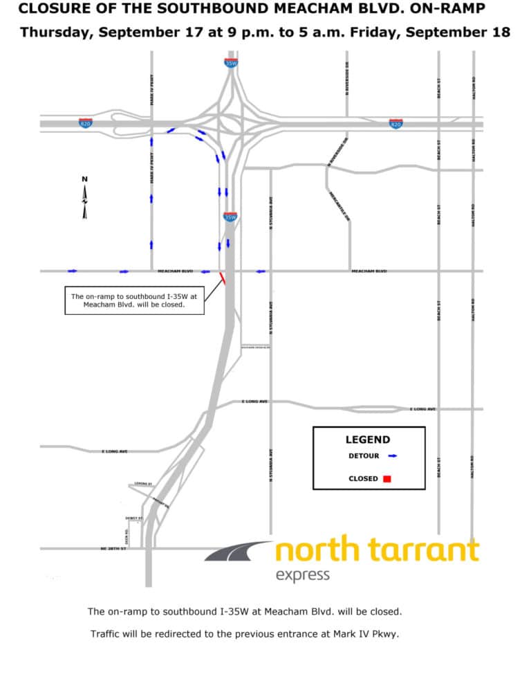 Motorists can expect I-35W weekend closures