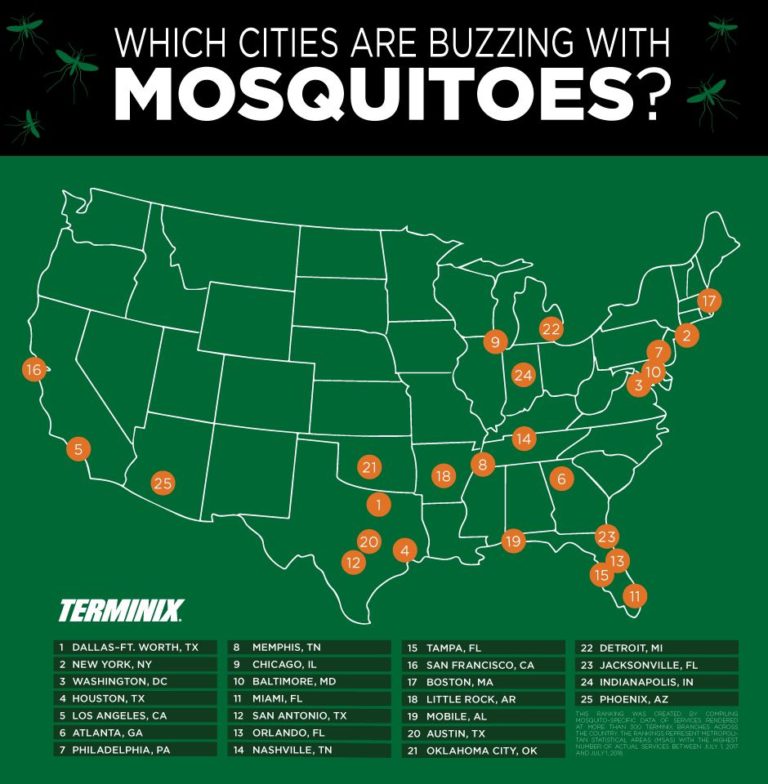 Dallas-Fort Worth is No. 1! Unfortunately – and this bites – we’re tops in mosquitos