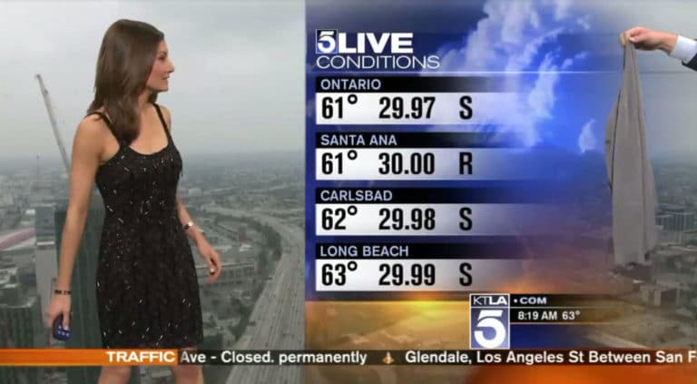 ‘Sweatergate’: Bare-shouldered female meteorologist handed cover-up cardigan on air, Twitter erupts