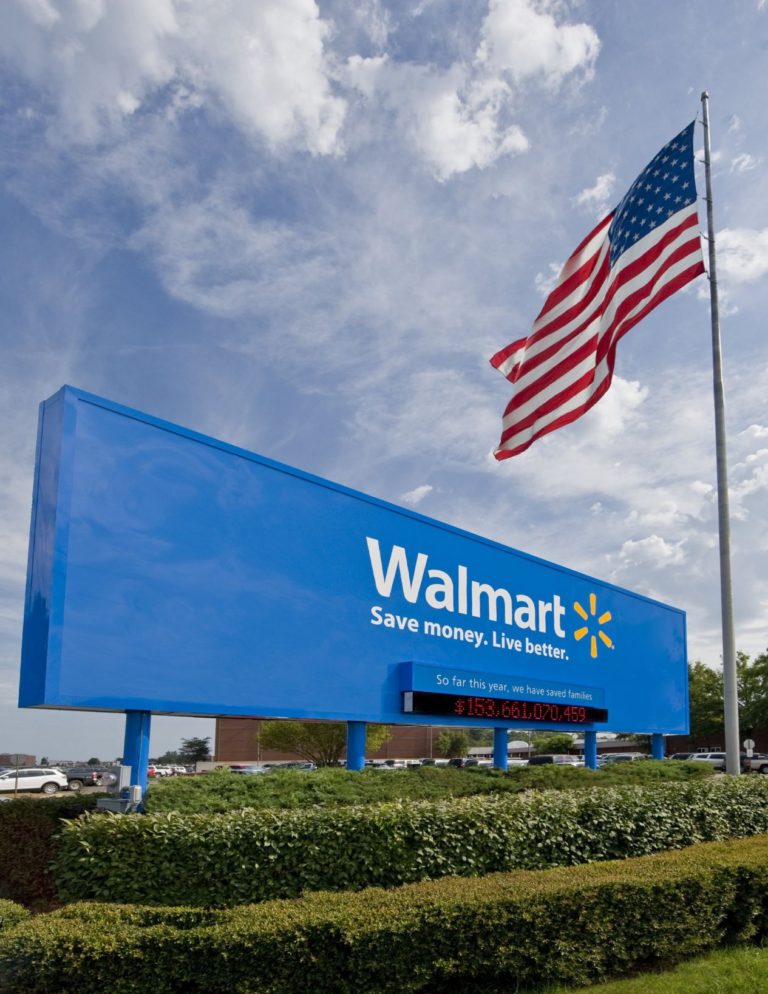 Walmart touts traditional retailing roots as an advantage