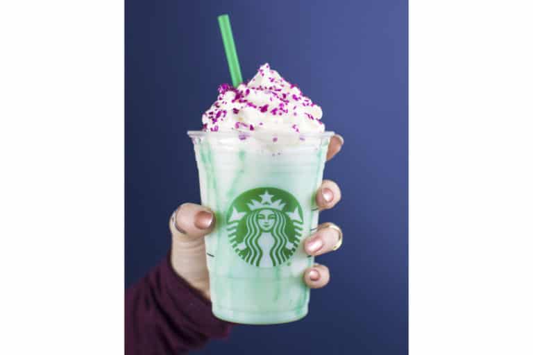 Starbucks offers sparkling Crystal Ball Frappucino for buzz