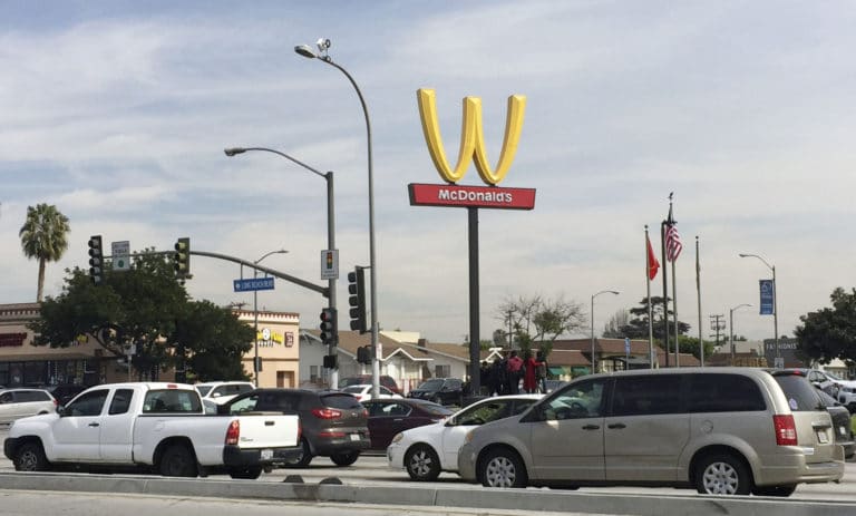McDonald’s flips golden arches to a ‘W’ for women’s day