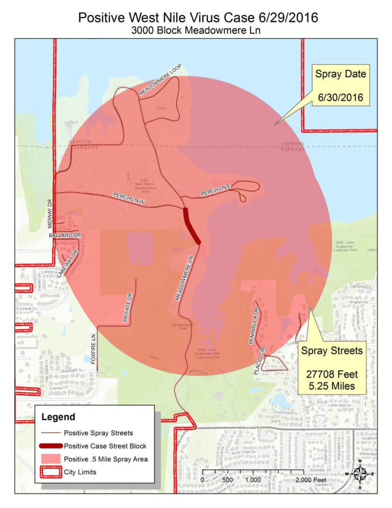 Mosquitoes in Grapevine test positive for West Nile virus