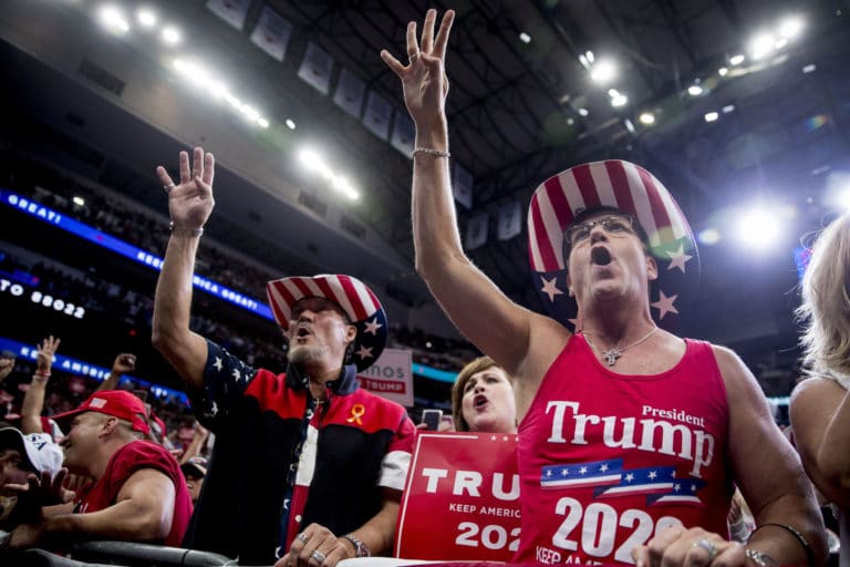 In Texas, Trump tours Louis Vuitton workshop ahead of rally