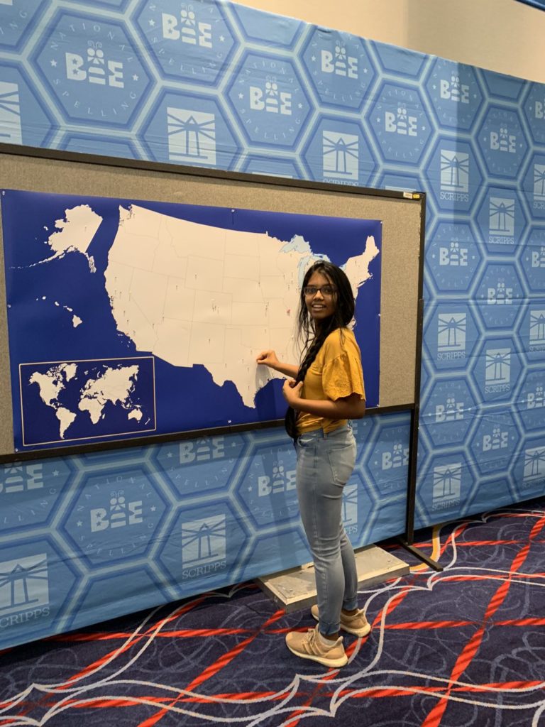 McLean Middle Schooler comes in No. 35 in National Spelling Bee; other FW contestant at No. 15