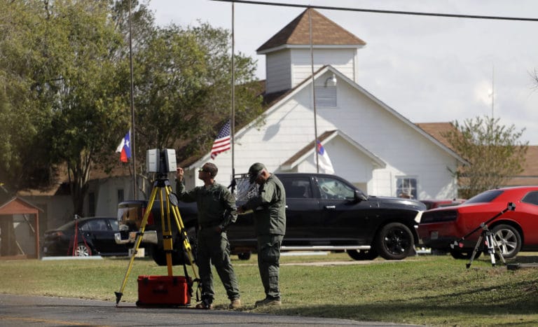 In recovering Sutherland Springs, Cornyn touts gun background check bill