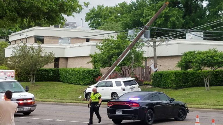 Hulen traffic accident cuts power to area, results in DWI arrest