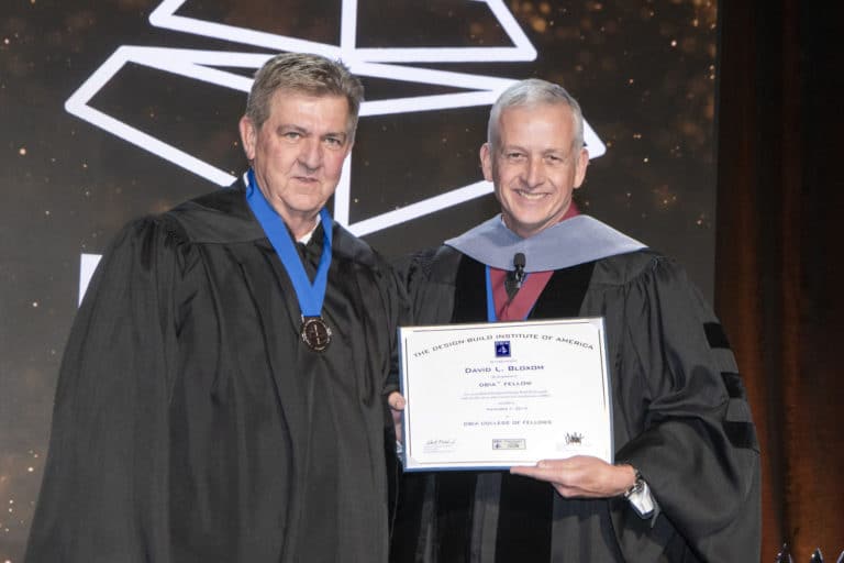 BLOXOM RECEIVES DESIGN-BUILD INSTITUTE HONOR