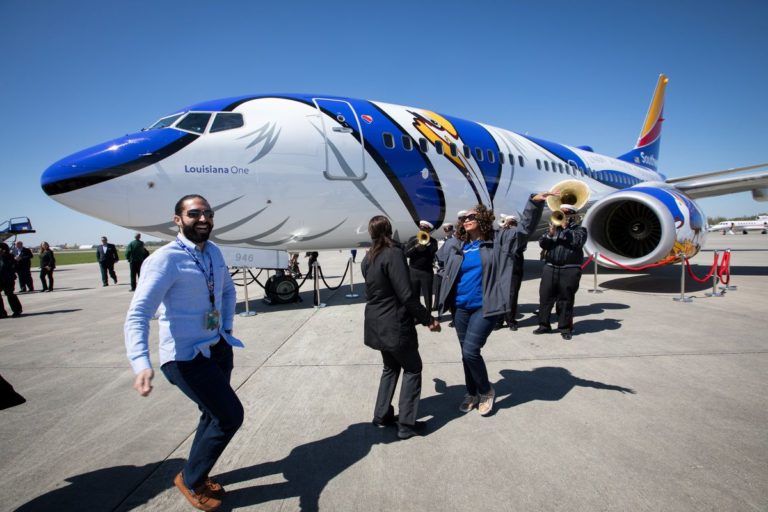 Dallas-based Southwest Airlines unveils Louisiana-themed jet