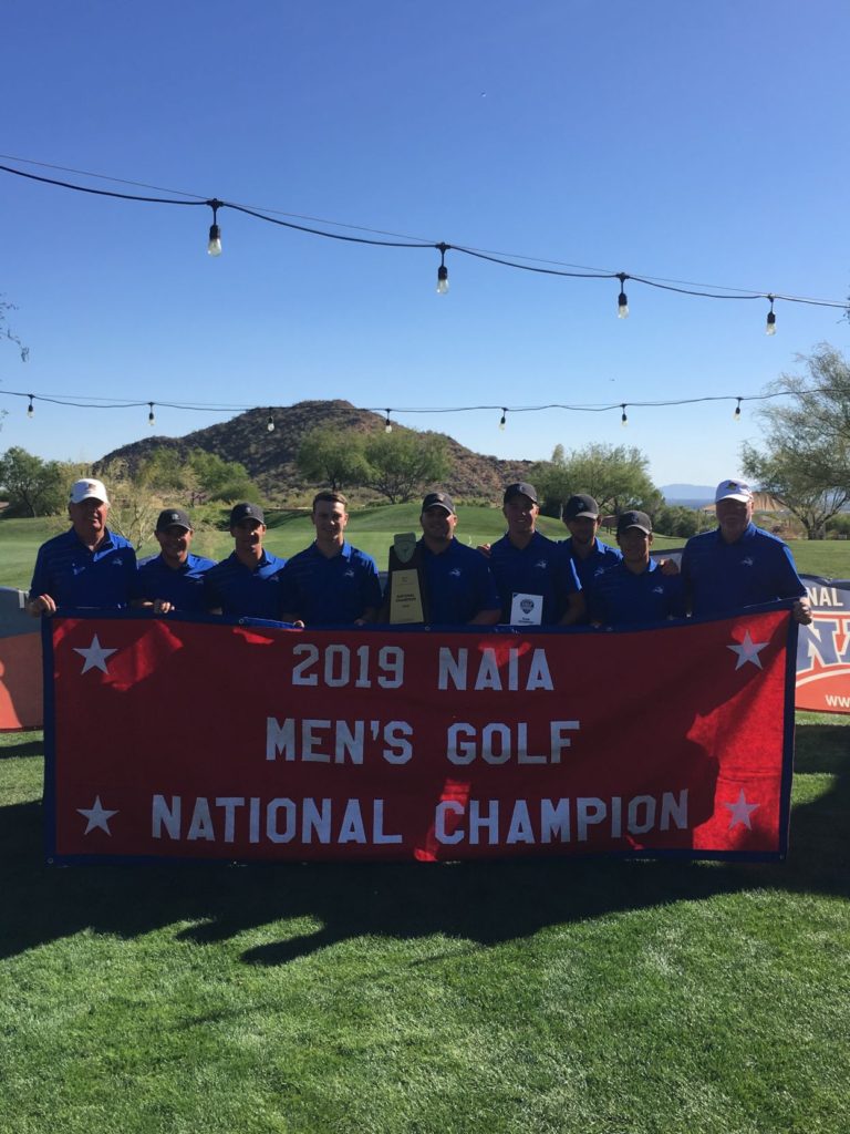 Texas Wesleyan men’s golf team takes NAIA championship