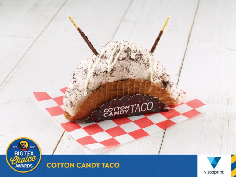 Cotton Candy Taco? It must be the State Fair Big Tex Choice Awards