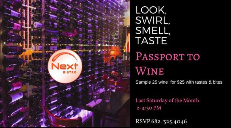 Passport to wine at Next Bistro