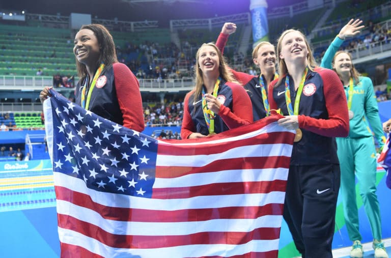 Relays help the U.S. team end Rio meet with 33 medals, including 16 gold
