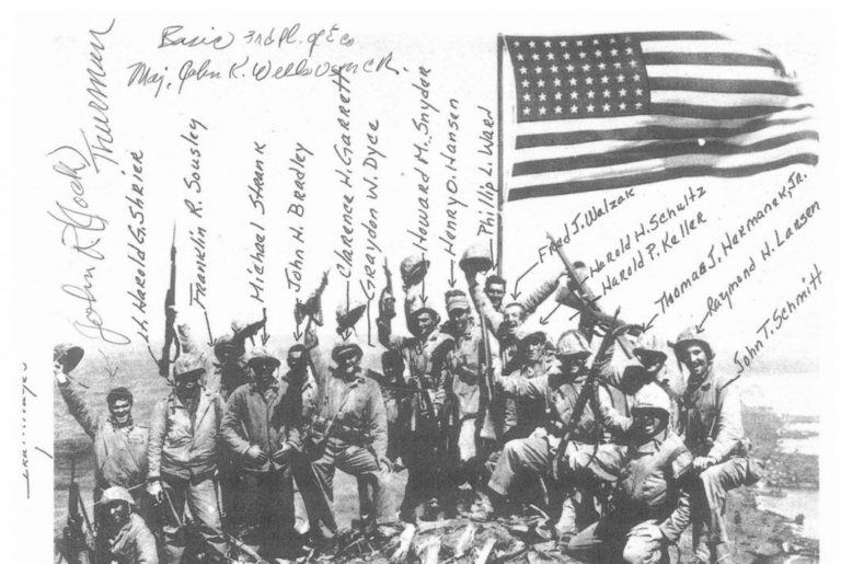 There were two flags raised at Iwo Jima; The Marines now say they misidentified men at both