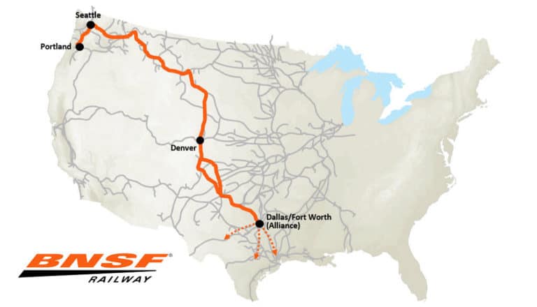 BNSF adding new option between Pacific Northwest and Texas