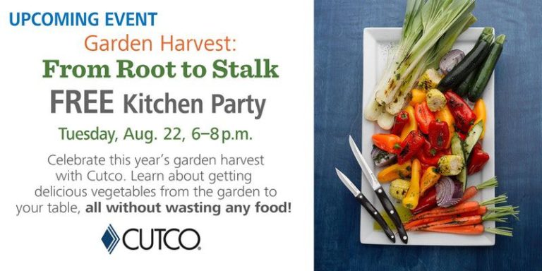 Learn to use all the vegetable with Cutco Kitchen’s free From-Root-to-Stalk Cooking Class