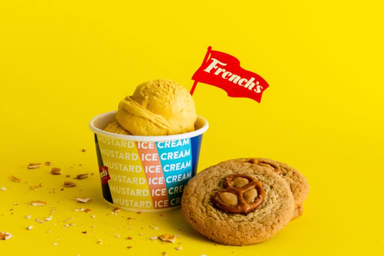 I scream, you scream for … Mustard Ice Cream?