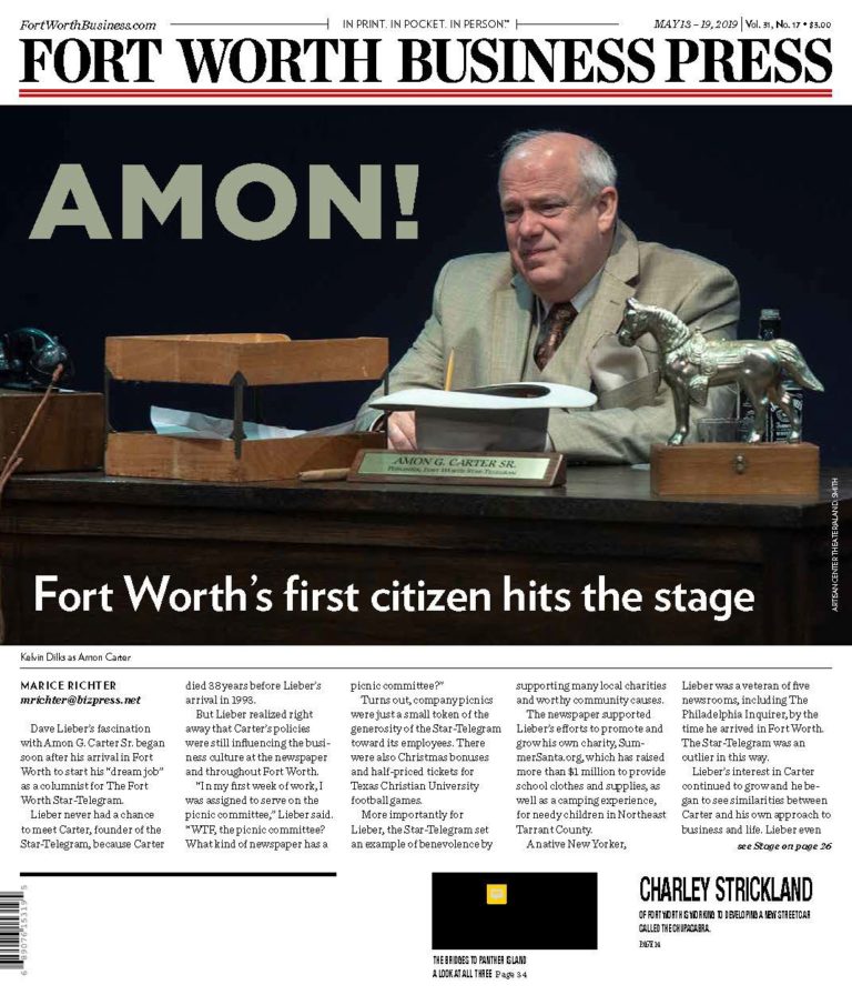 AMON! Fort Worth’s first citizen hits the stage