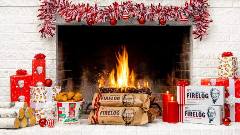 Finger-lickin’ smell? KFC offering firelogs with that KFC smell