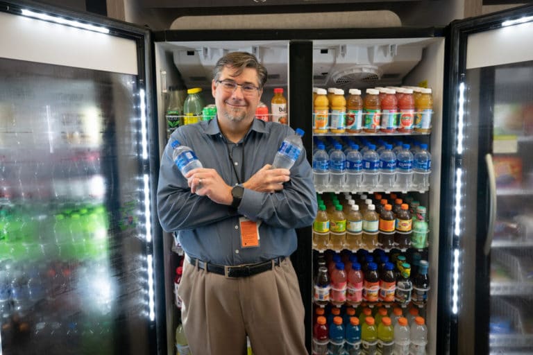 Canteen line:  Lockheed Martin shifts to healthful vending snacks