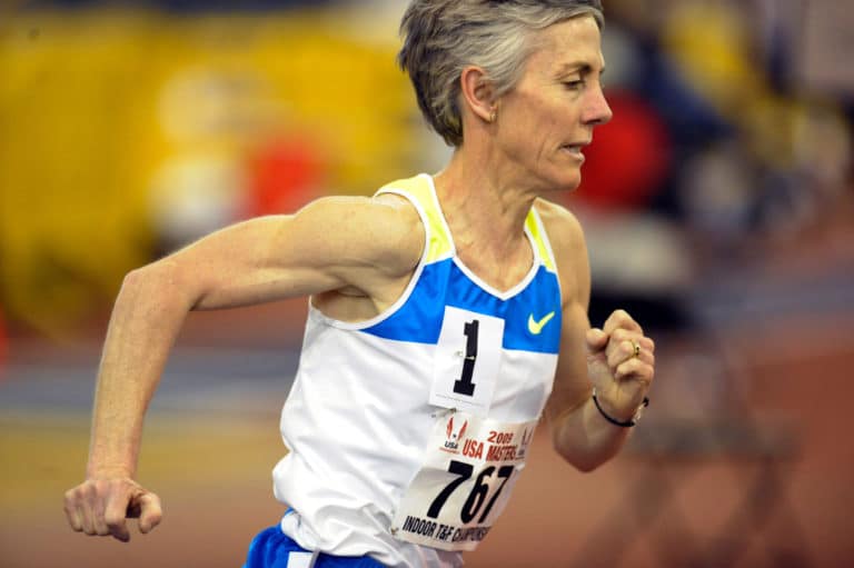 Marathon champ from the 1980s is still in the race